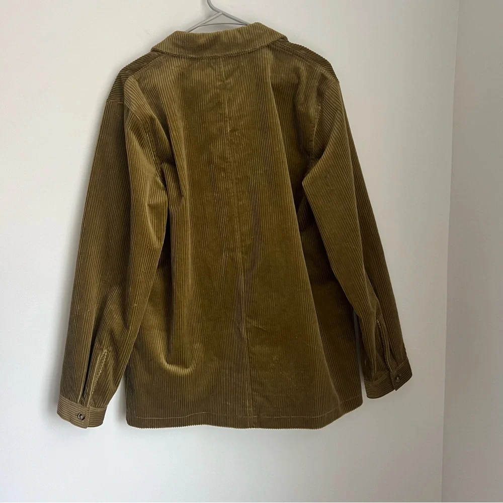 NEW Quaker Marine Supply Co Corduroy French Workman's Jacket Men's Medium - Picture 7 of 8